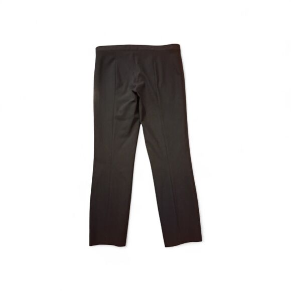 The Row M USA Designer Black Pants Side Zip Stretchy Old Money Quiet Luxury - Picture 2 of 10